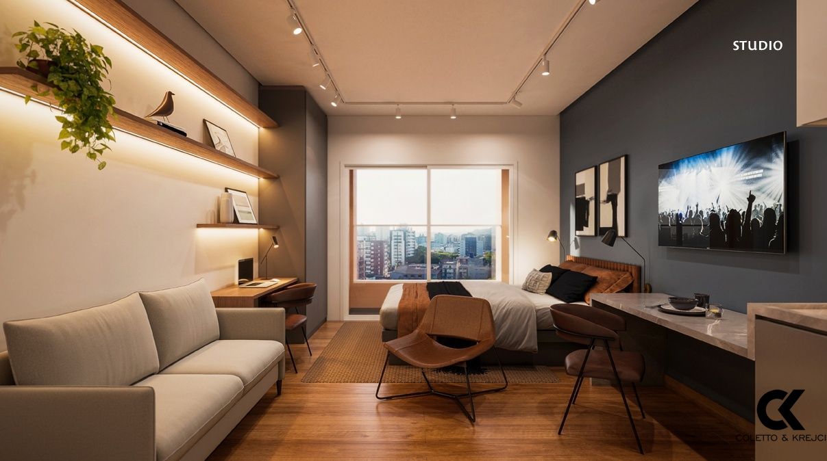Apartamento à venda, 28m² - Foto 1