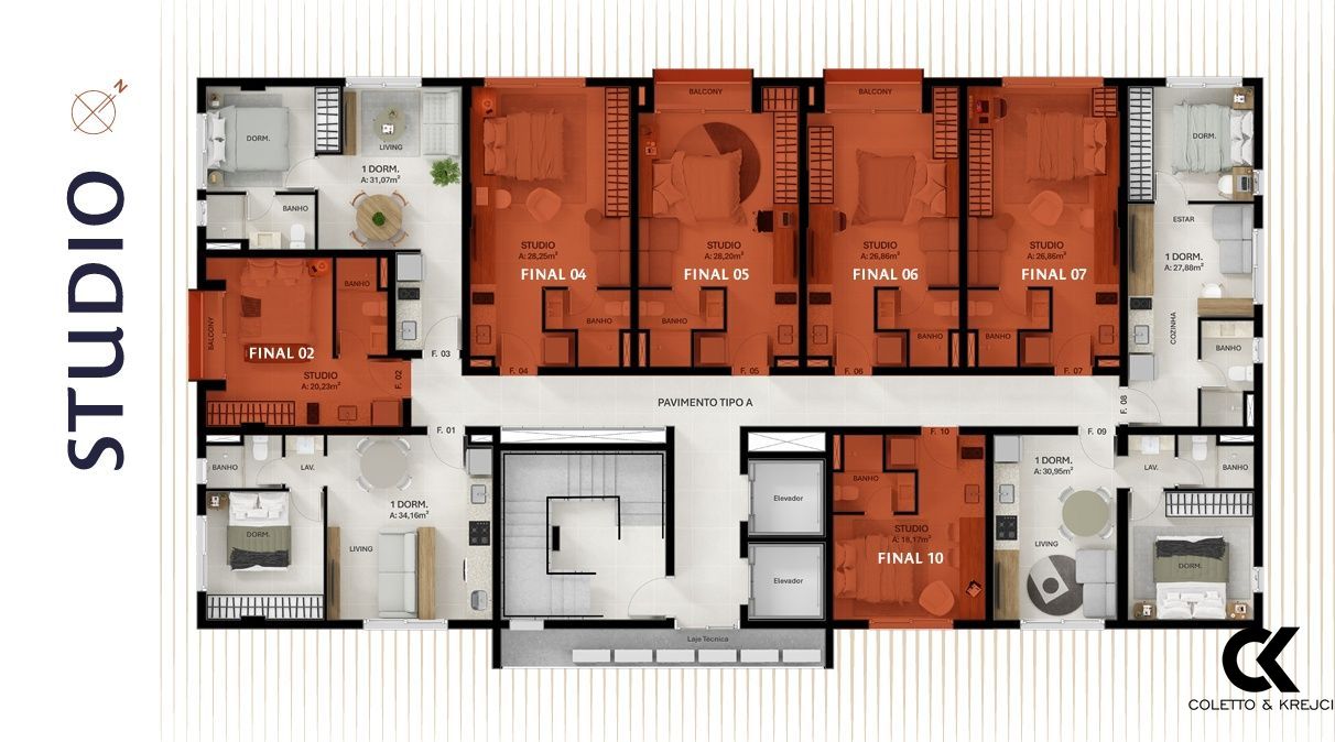 Apartamento à venda, 28m² - Foto 15