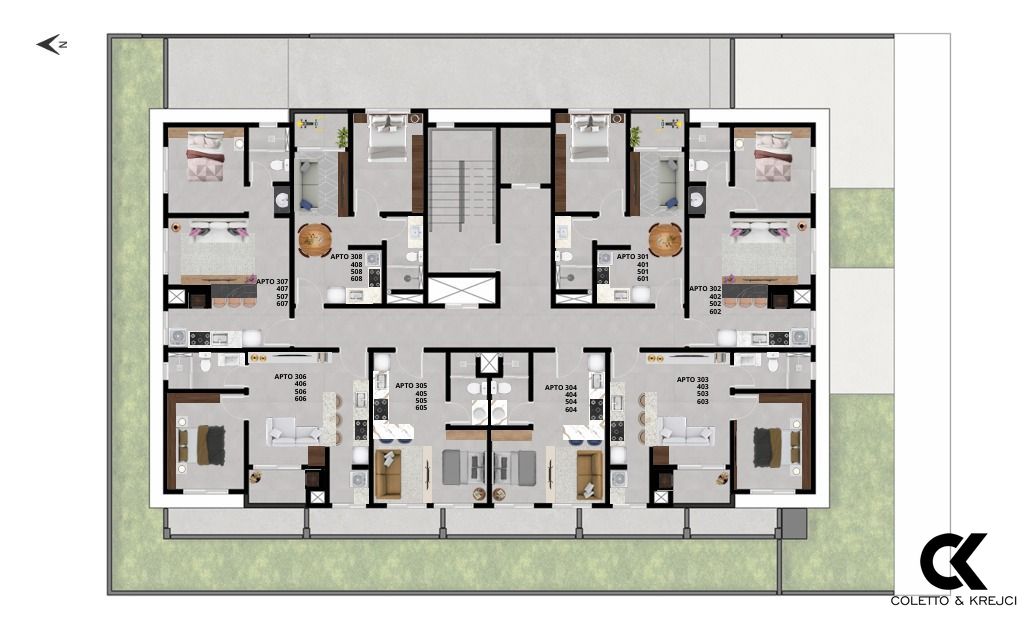 Apartamento, 1 quarto, 32 m² - Foto 6