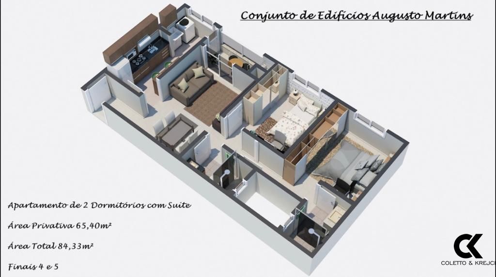 Apartamento à venda com 2 quartos, 68m² - Foto 7