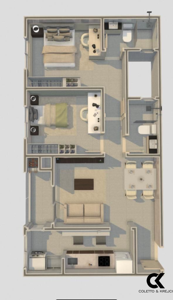 Apartamento à venda com 2 quartos, 68m² - Foto 6