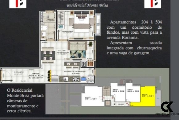 Apartamento, 1 quarto, 37 m² - Foto 3
