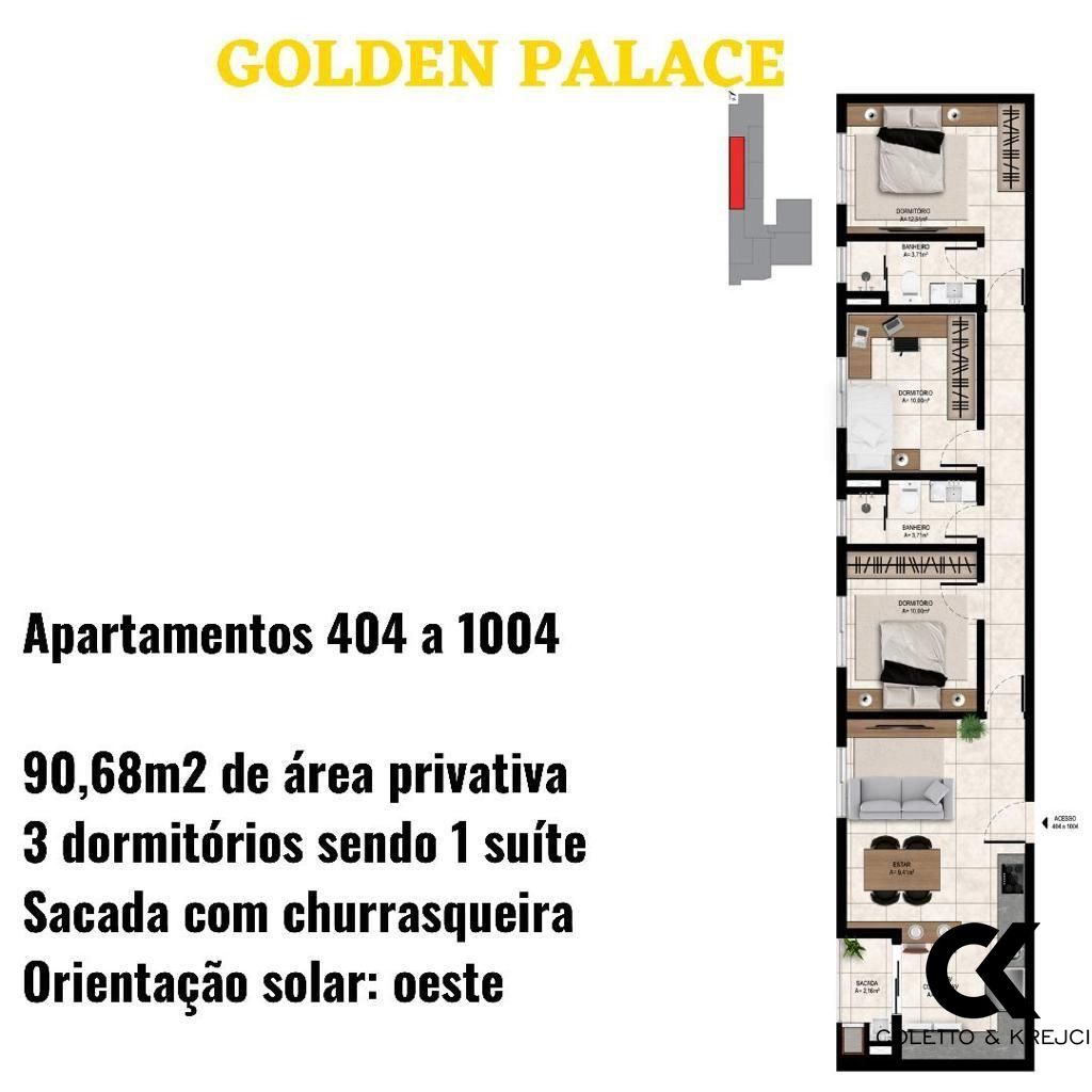 Apartamento à venda com 3 quartos, 90m² - Foto 7