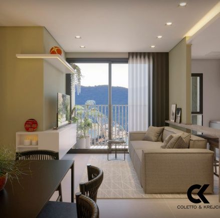 Apartamento à venda com 2 quartos, 62m² - Foto 3