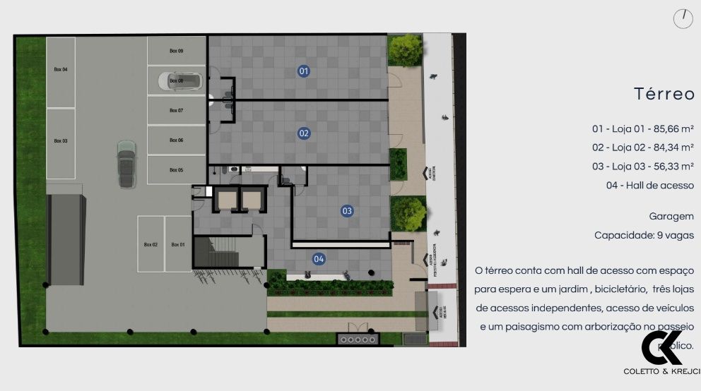 Loja-Salão, 56 m² - Foto 2