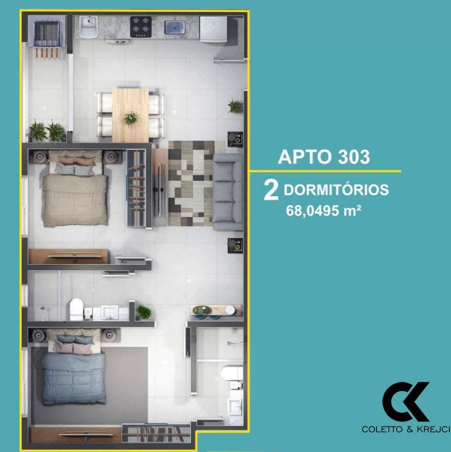 Apartamento, 2 quartos, 68 m² - Foto 11