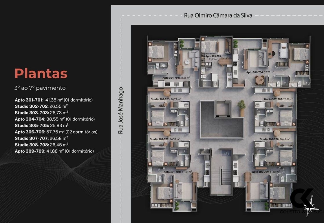 Apartamento, 1 quarto, 41 m² - Foto 5