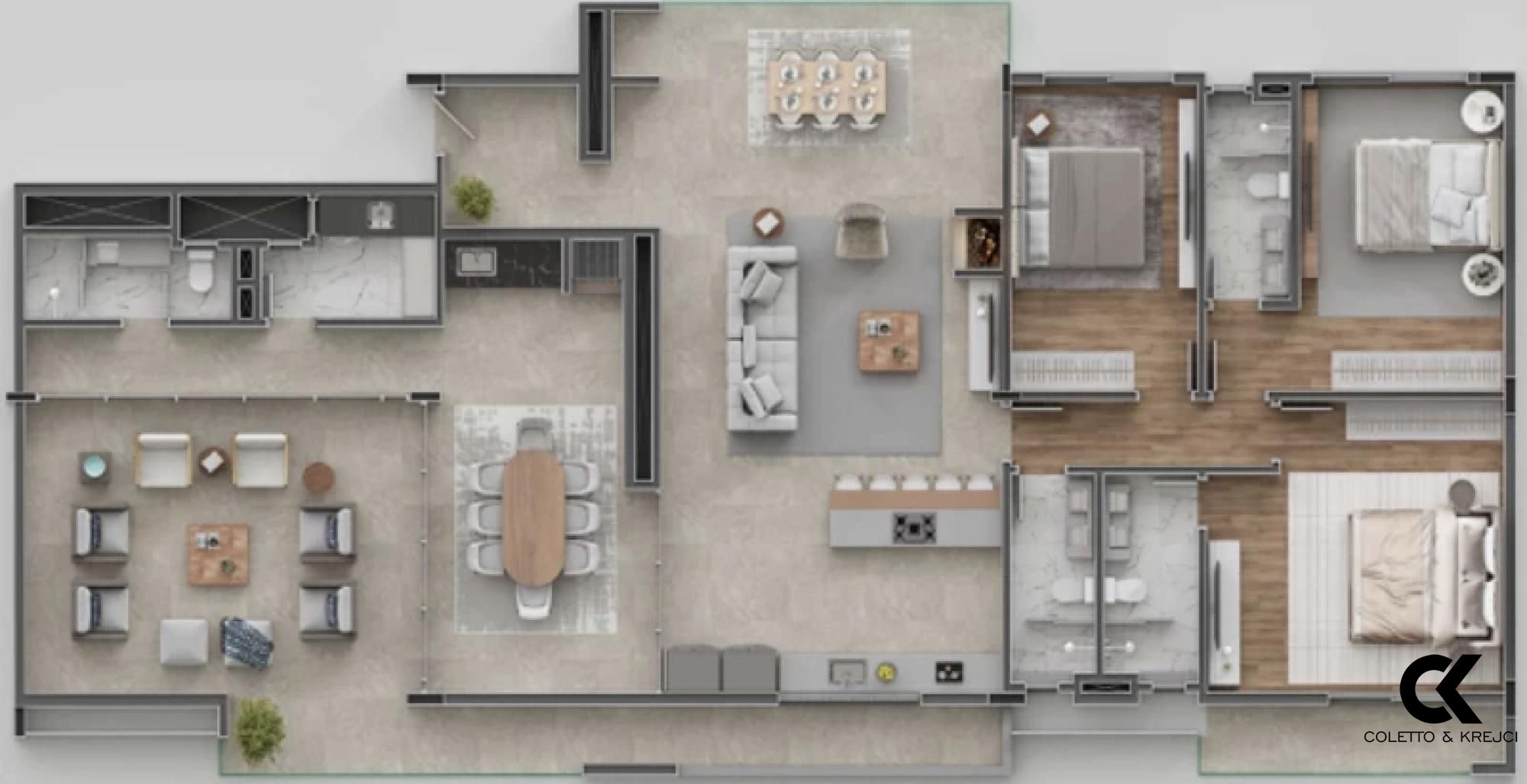 Cobertura, 3 quartos, 245 m² - Foto 10
