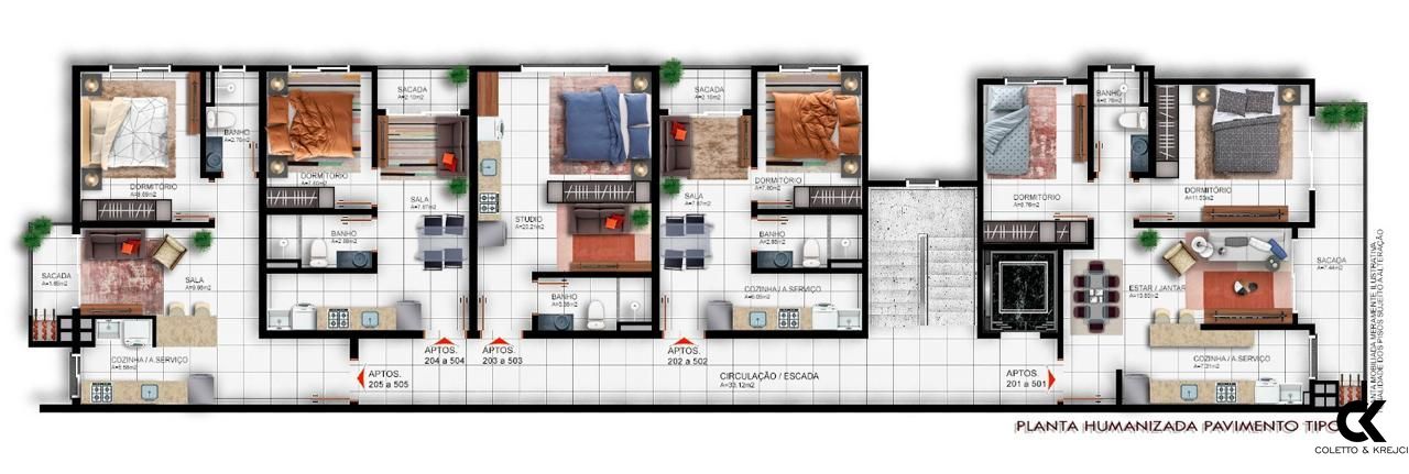 Apartamento, 1 quarto, 41 m² - Foto 3