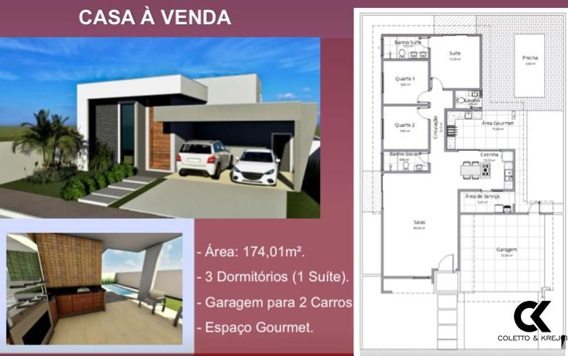 Casa à venda com 3 quartos, 174m² - Foto 20