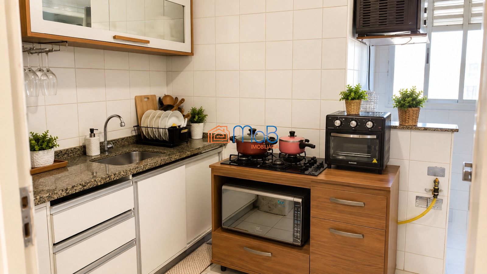 Apartamento garden à venda no riviera – 2 quartos (1 suíte), área externa e 2 va