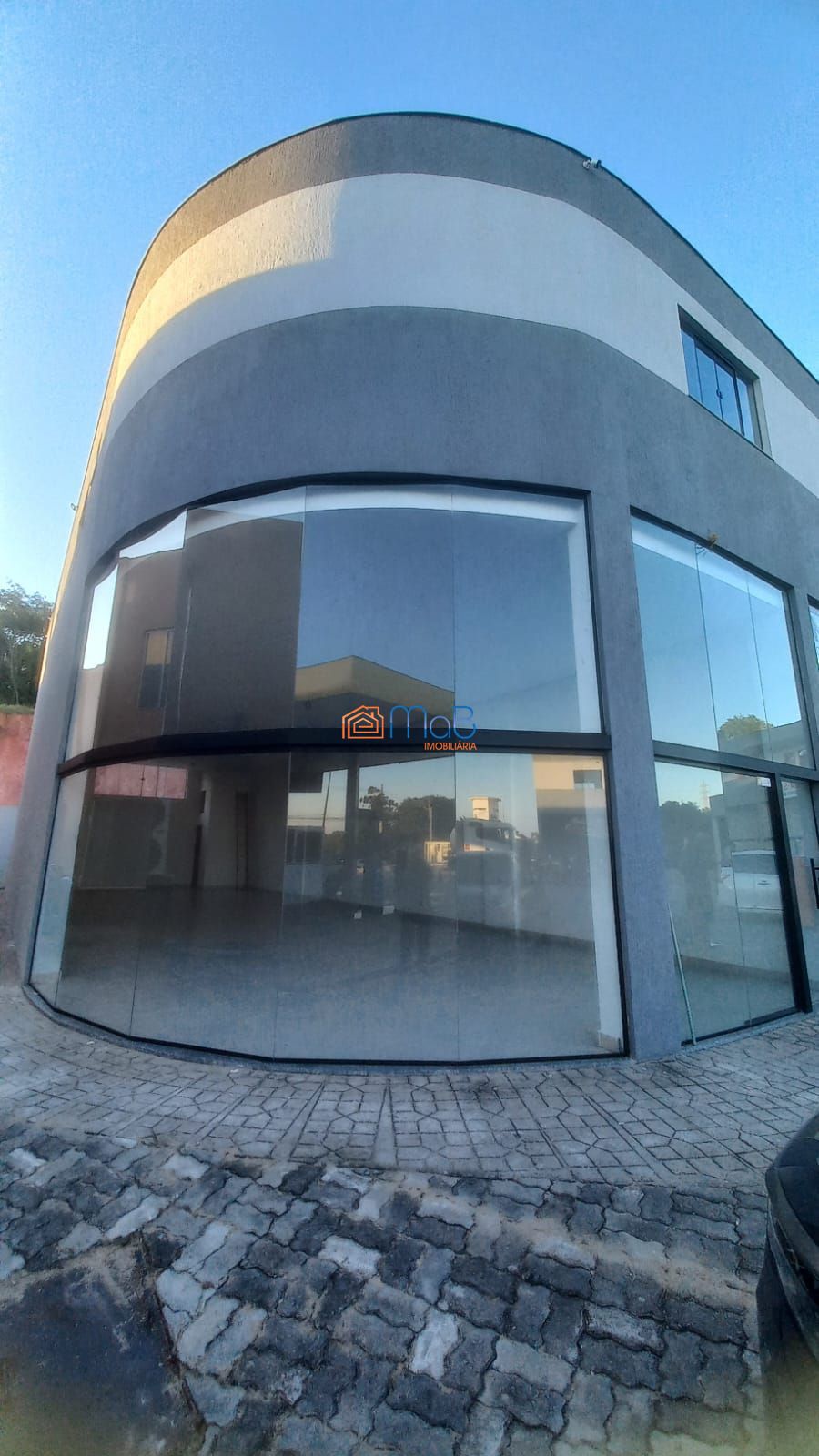 Loja comercial na ajuda de cima