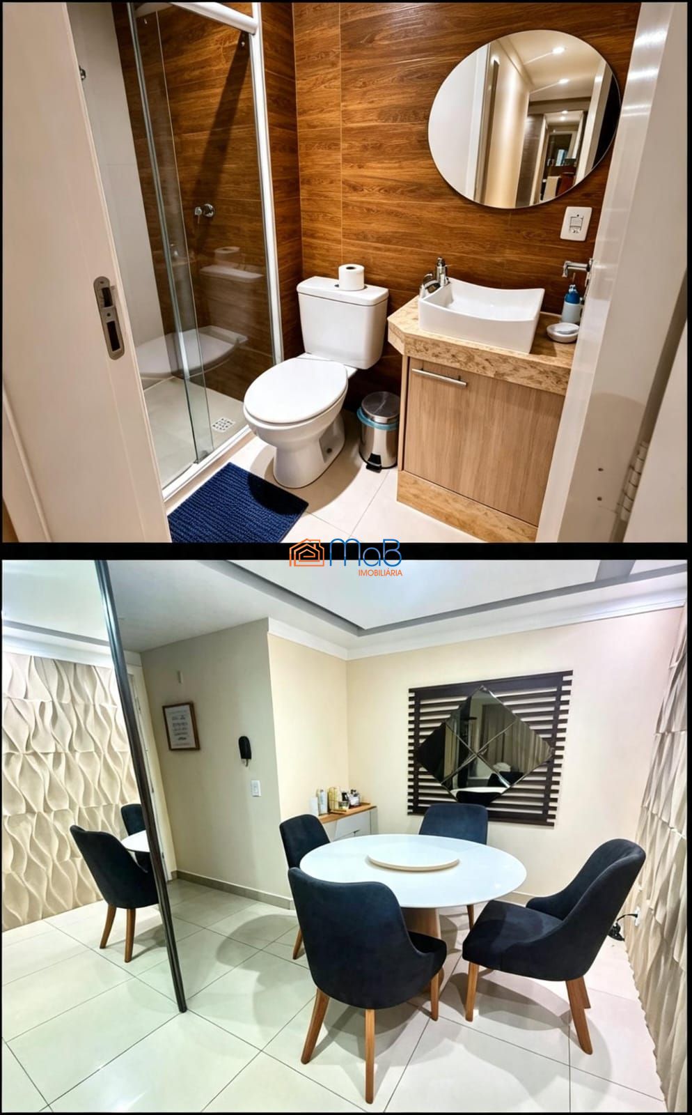Apartamento 03 quartos com suíte e garagem.