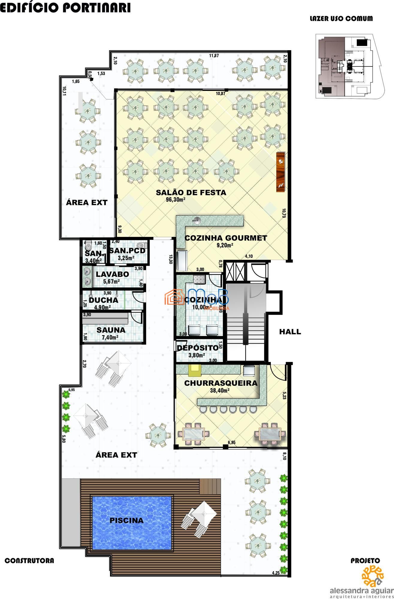 Apartamento alto padrão com 210m2 entre a Lagoa e a Praia do Pecado