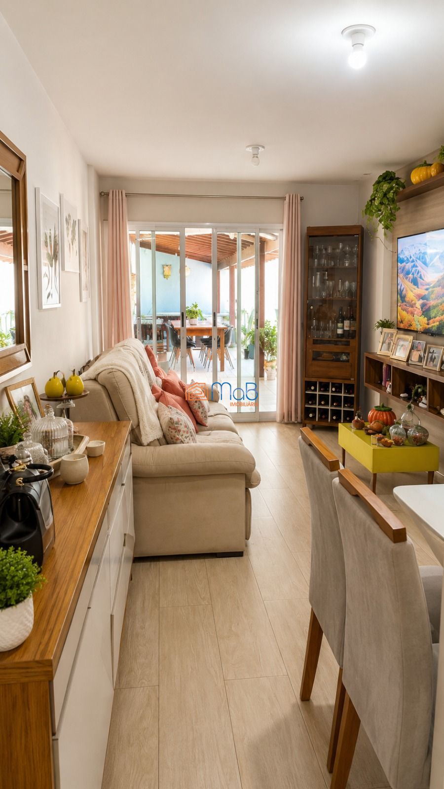 Apartamento garden à venda no riviera – 2 quartos (1 suíte), área externa e 2 va