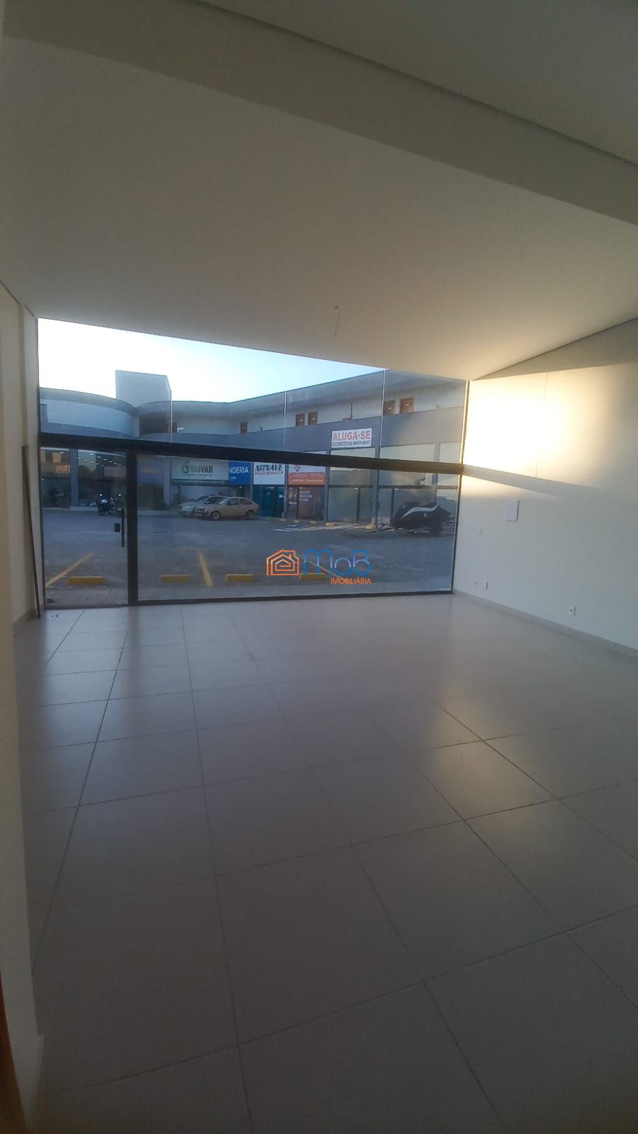 Loja comercial na ajuda de cima