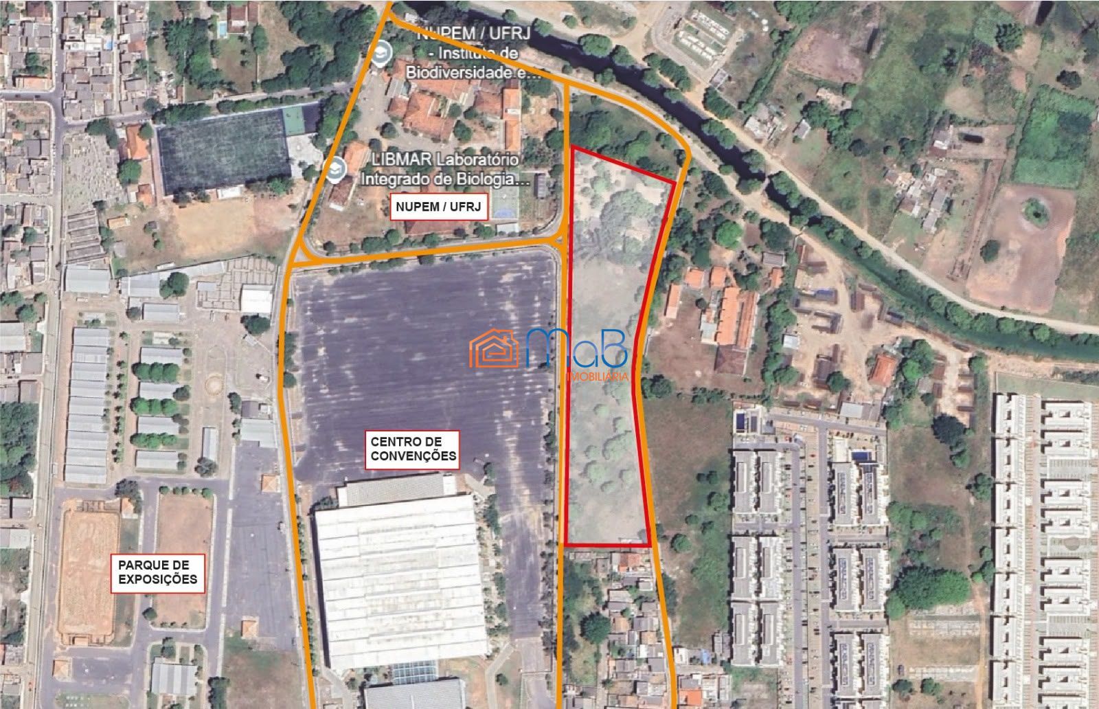 Área com 2.661m2 ao lado do centro de Convenções de Macaé