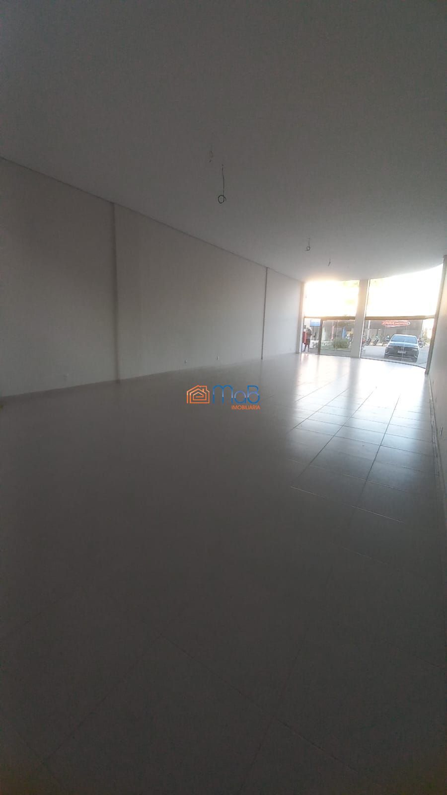 Loja comercial na ajuda de cima