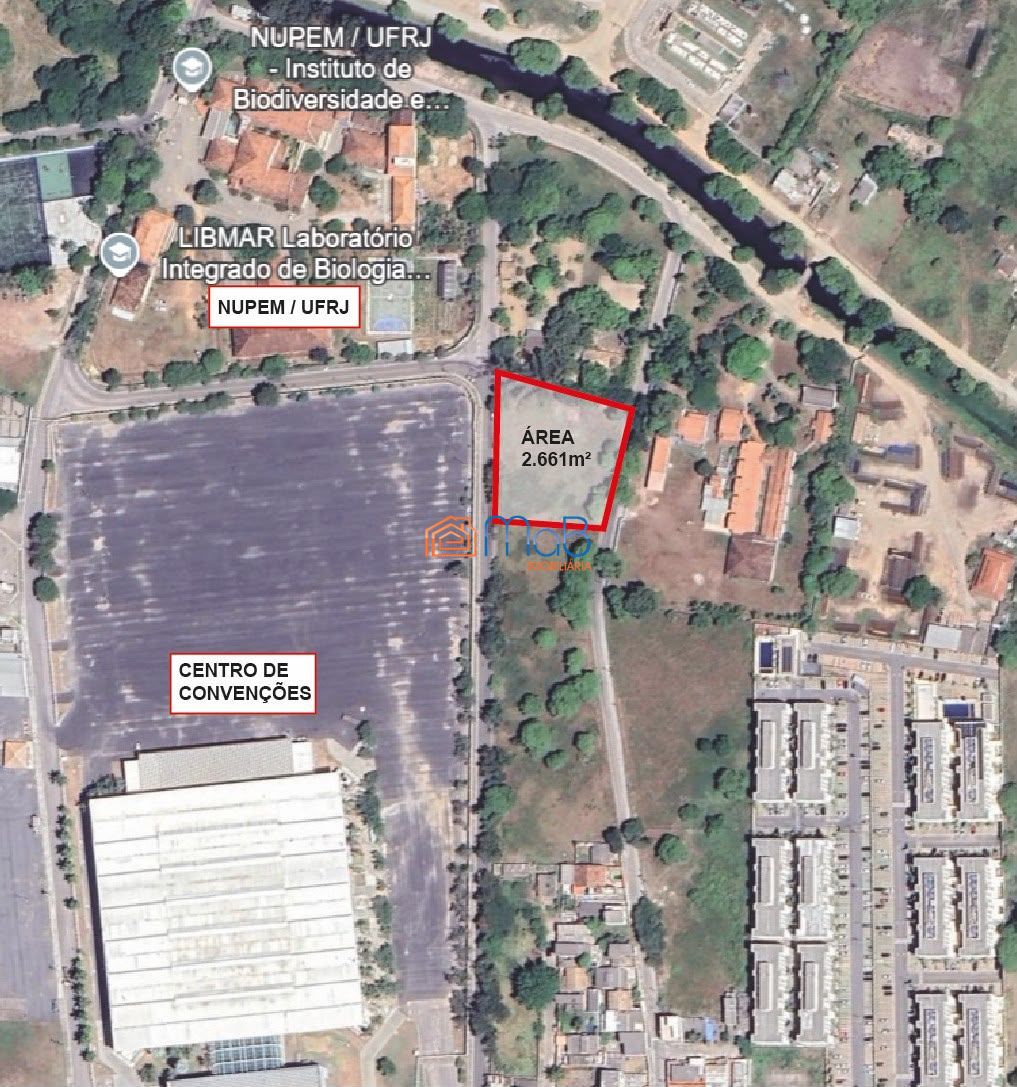 Área com 2.661m2 ao lado do centro de Convenções de Macaé