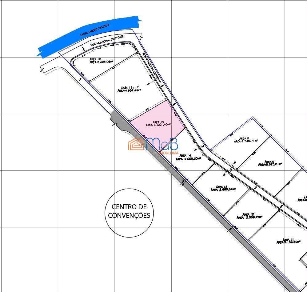 Área com 2.661m2 ao lado do centro de Convenções de Macaé