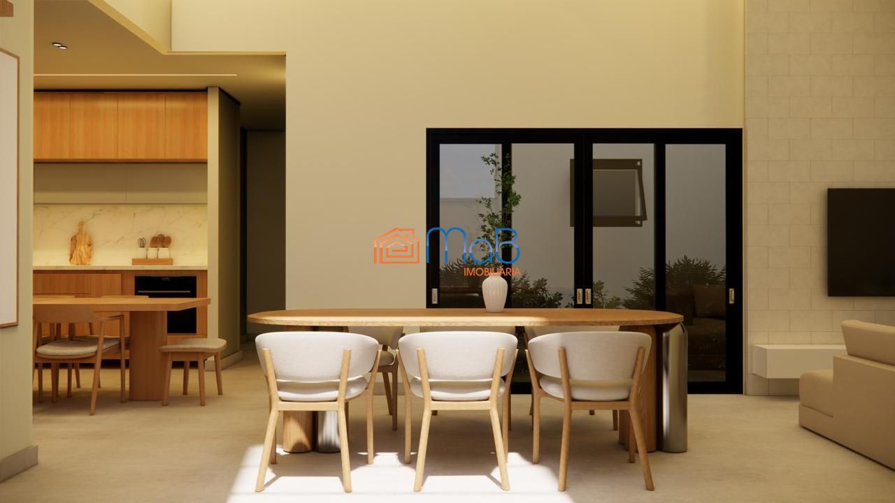 Casa linear com 4 suítes e área de lazer completa à venda no