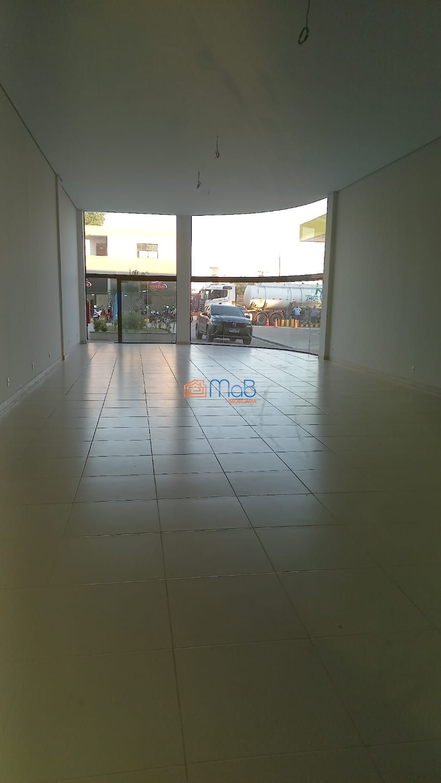 Loja comercial na ajuda de cima