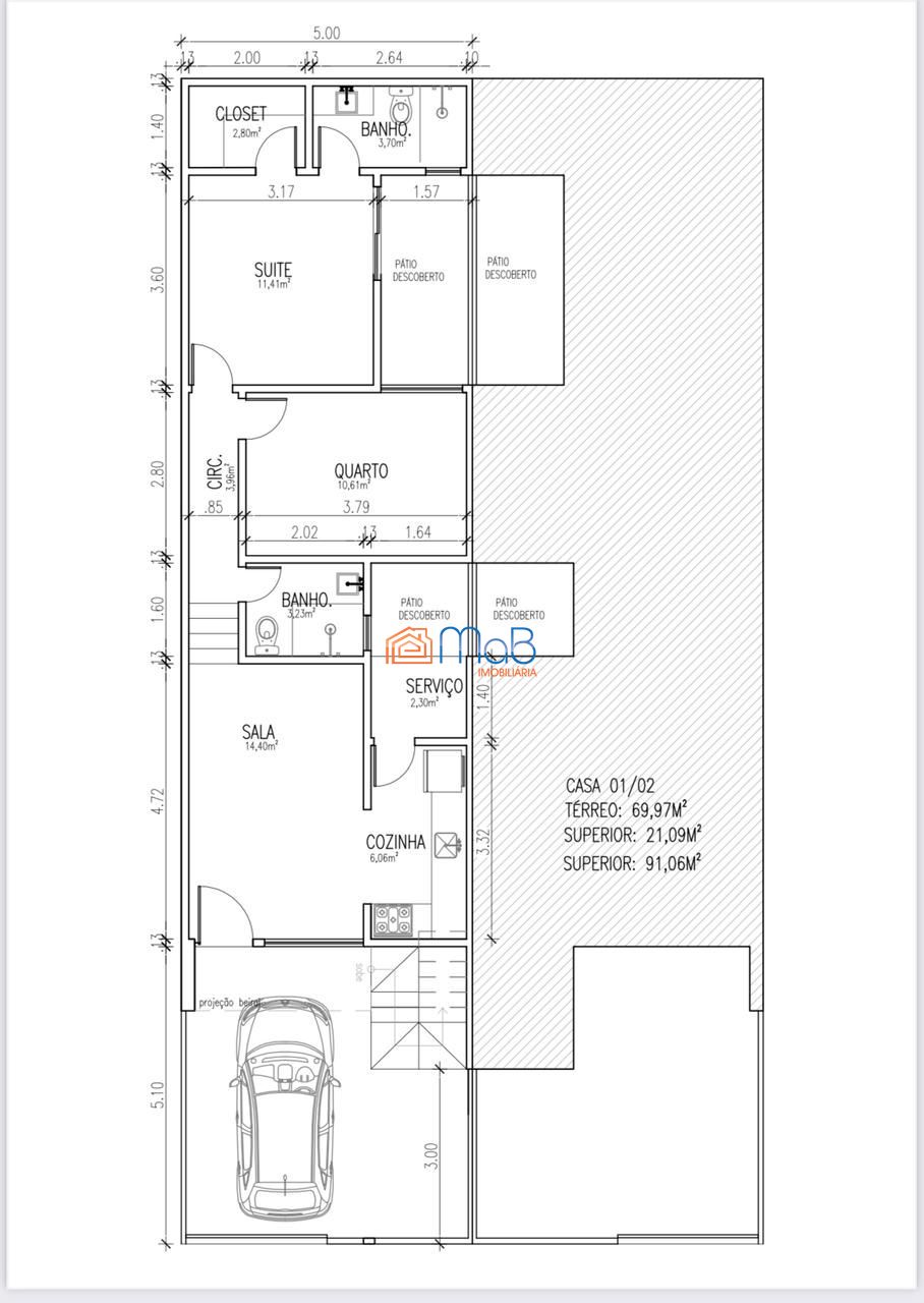 Casa, 2 quartos, 91 m² - Foto 9