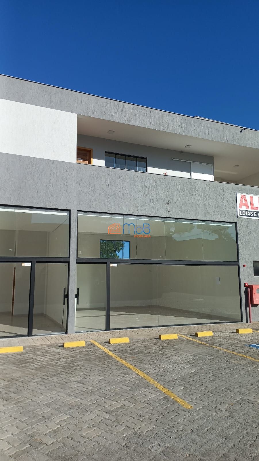 Loja comercial na ajuda de cima