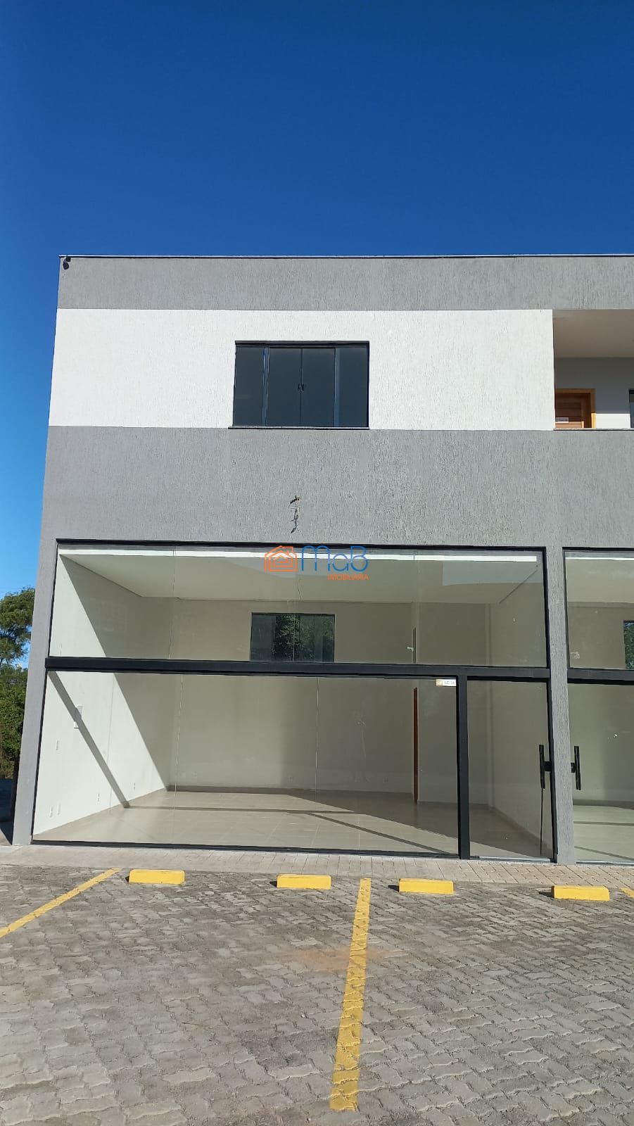 Loja comercial na ajuda de cima