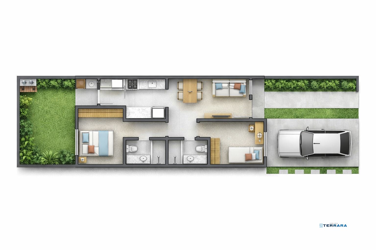 Casa, 2 quartos, à venda, 55 m², Aberta dos Morros - Porto Alegre — foto 2