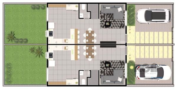 Casa, 3 quartos, à venda, 94 m², Campo Novo - Porto Alegre — foto 2