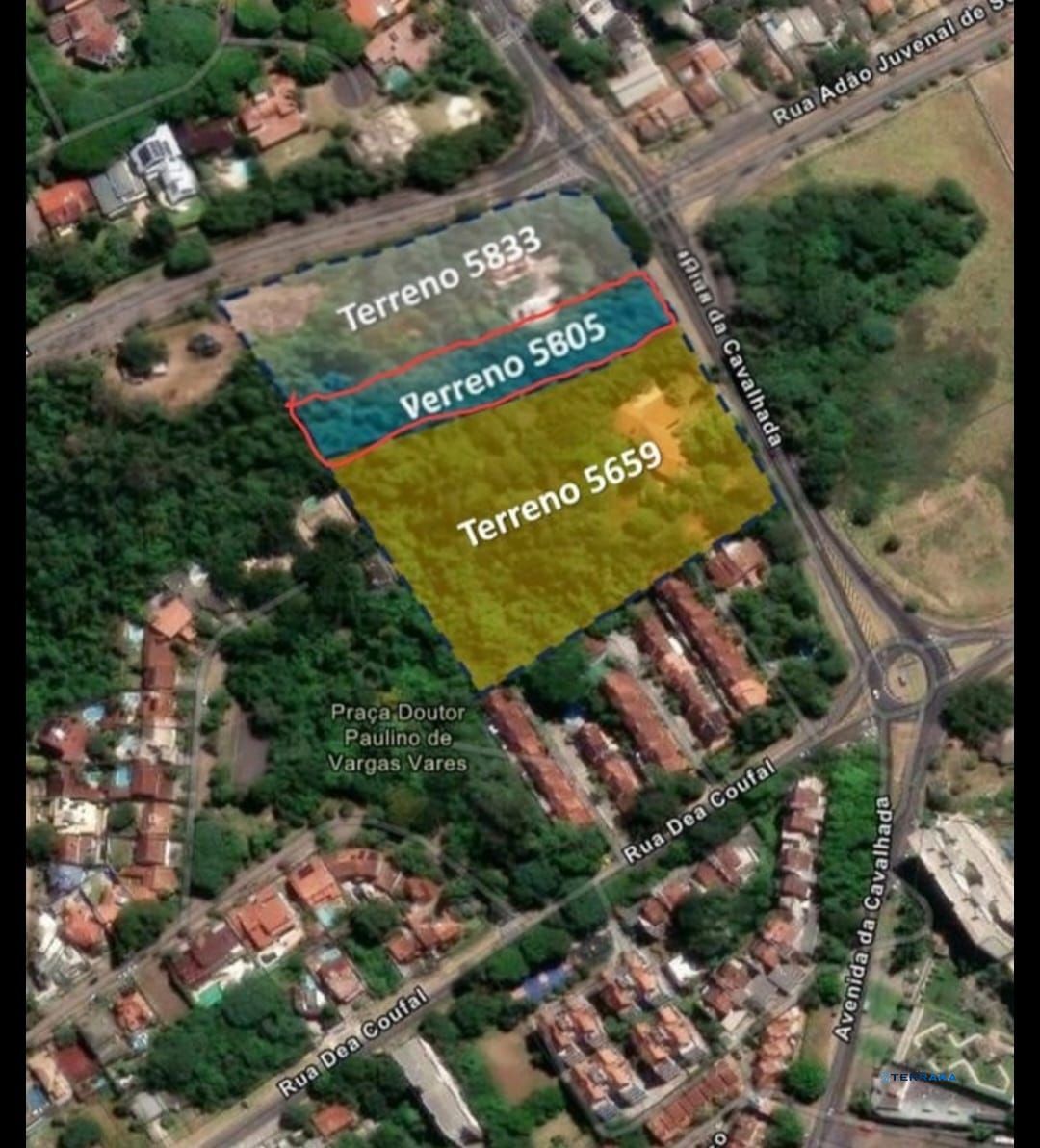 excelente terreno na av. Cavalhada 21x150