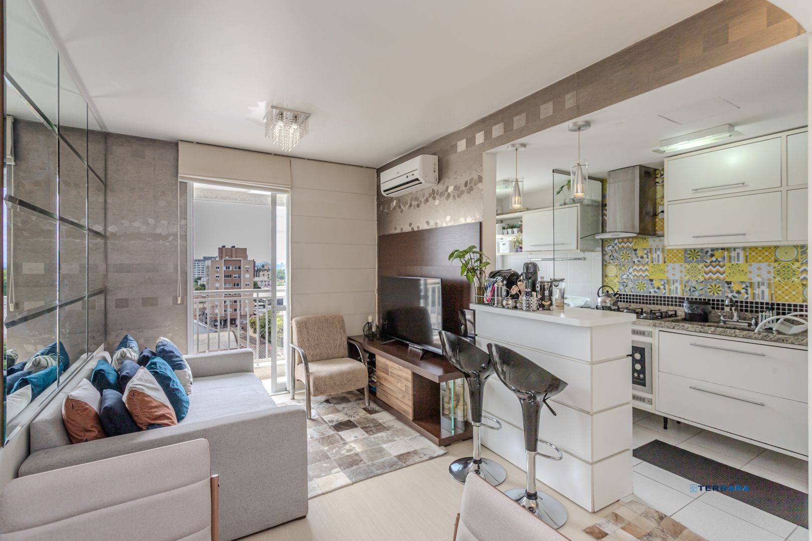 Belíssimo apartamento 100% mobiliado e decorado!!