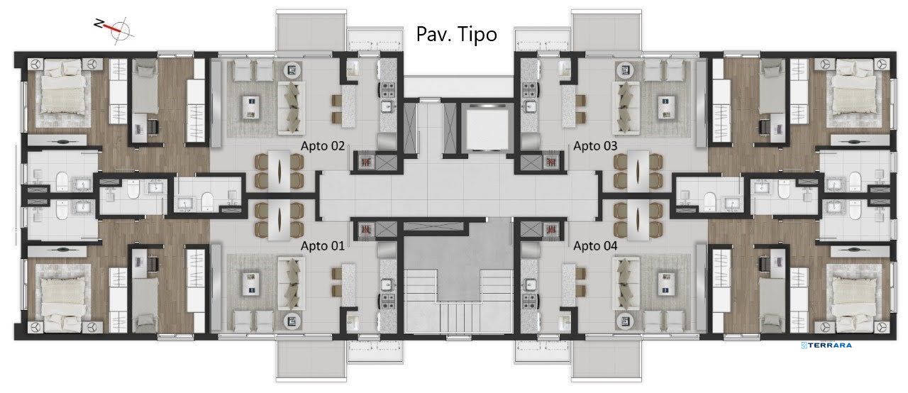 Apartamento no Gustave Courbet, 2 quartos, à venda, 71 m², Petrópolis - Porto Alegre — foto 4