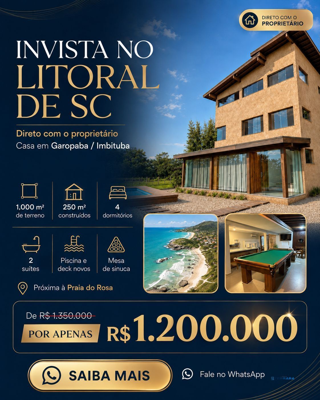 Pousada, 4 quartos, à venda, 250 m², Alto Arroio - Imbituba — foto 1