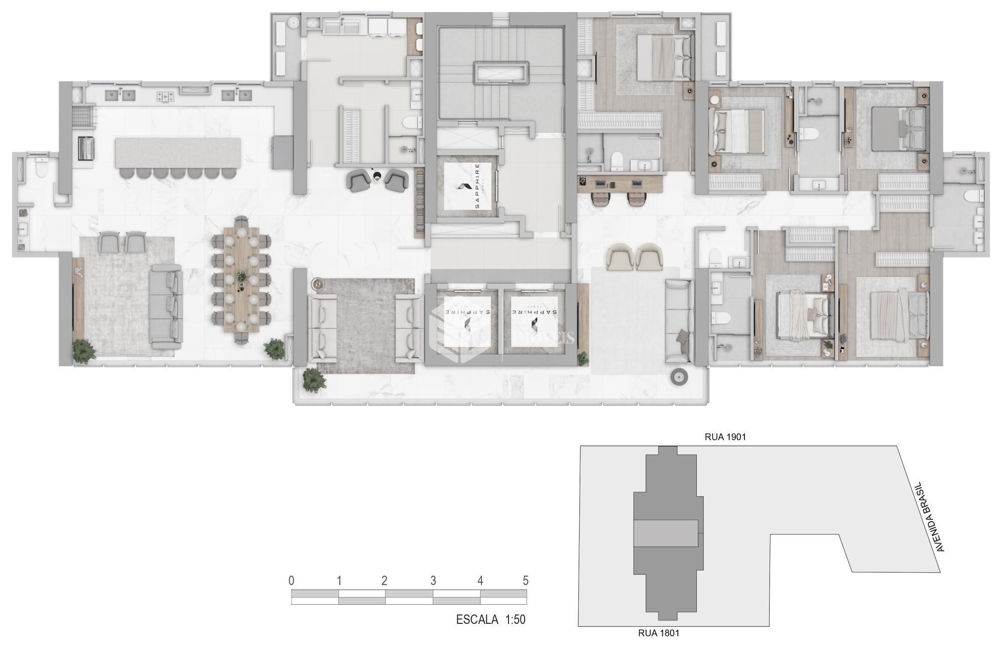 Apartamento, 4 quartos, 146 m² - Foto 19