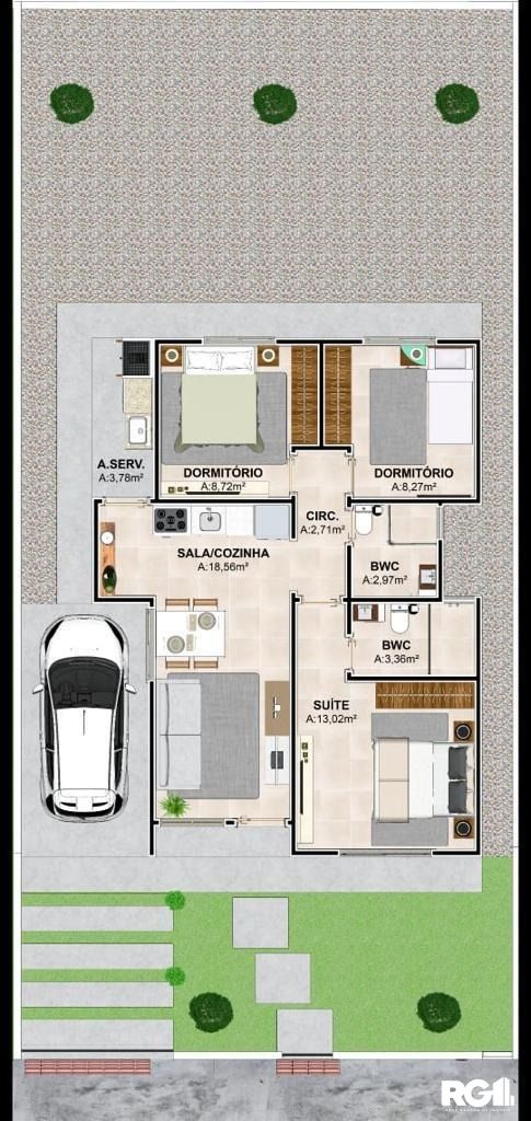 Casa à venda com 3 quartos, 70m² - Foto 22