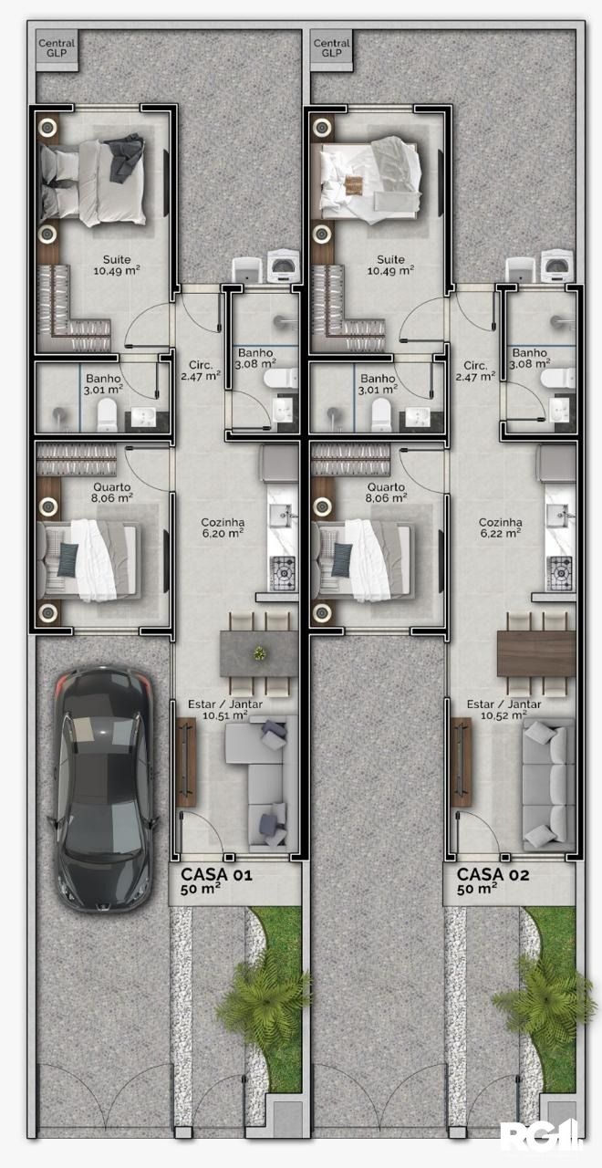 Casa à venda com 2 quartos, 50m² - Foto 2