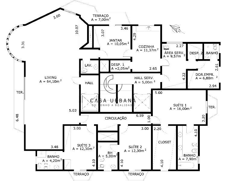 Apartamento à venda com 4 quartos, 234m² - Foto 53