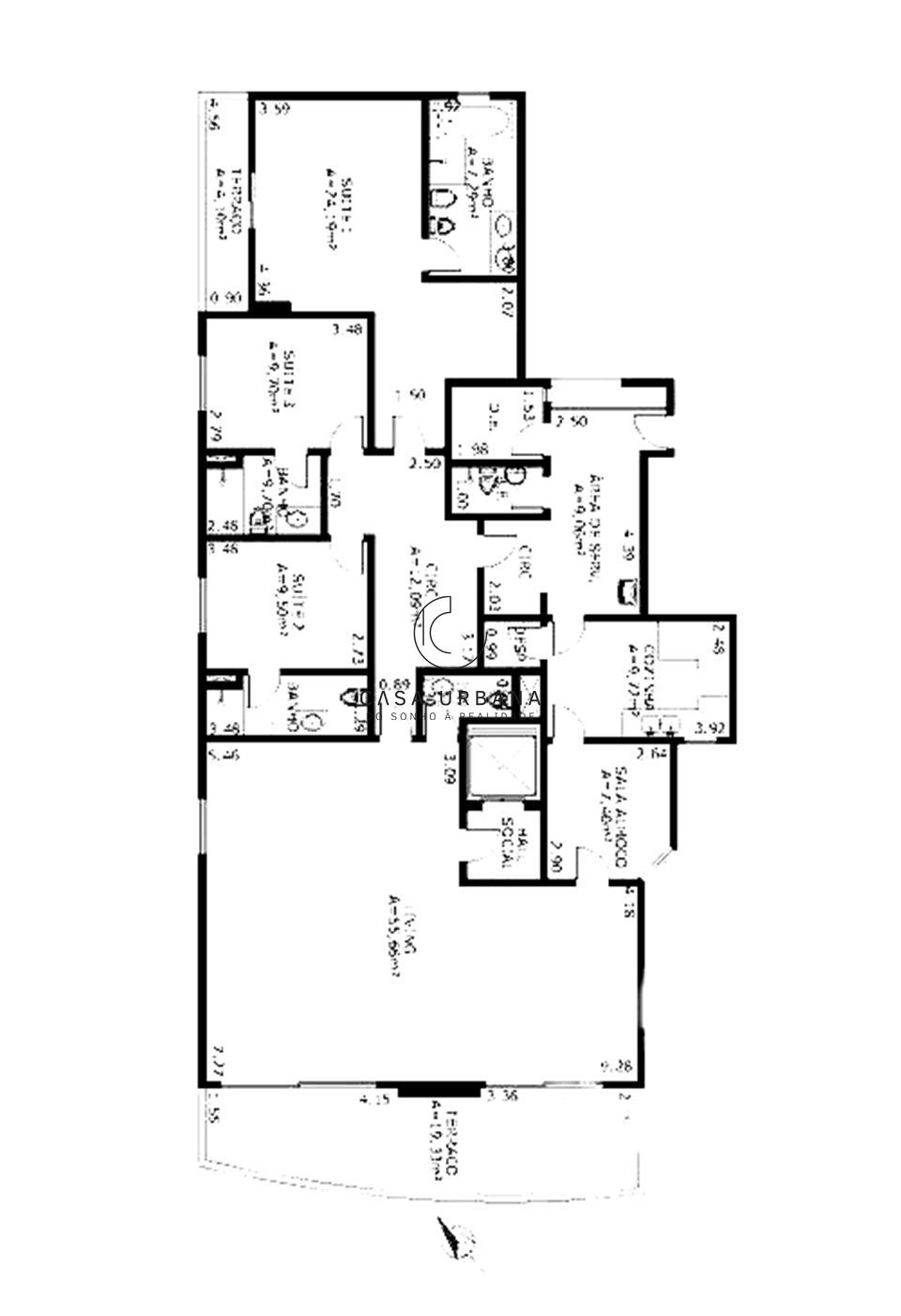 Apartamento à venda com 3 quartos, 212m² - Foto 25