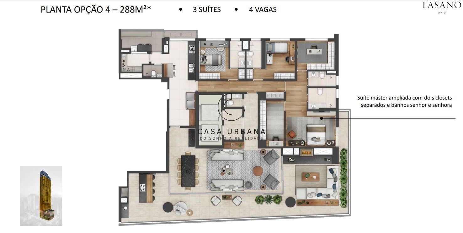 Apartamento à venda com 3 quartos, 288m² - Foto 26