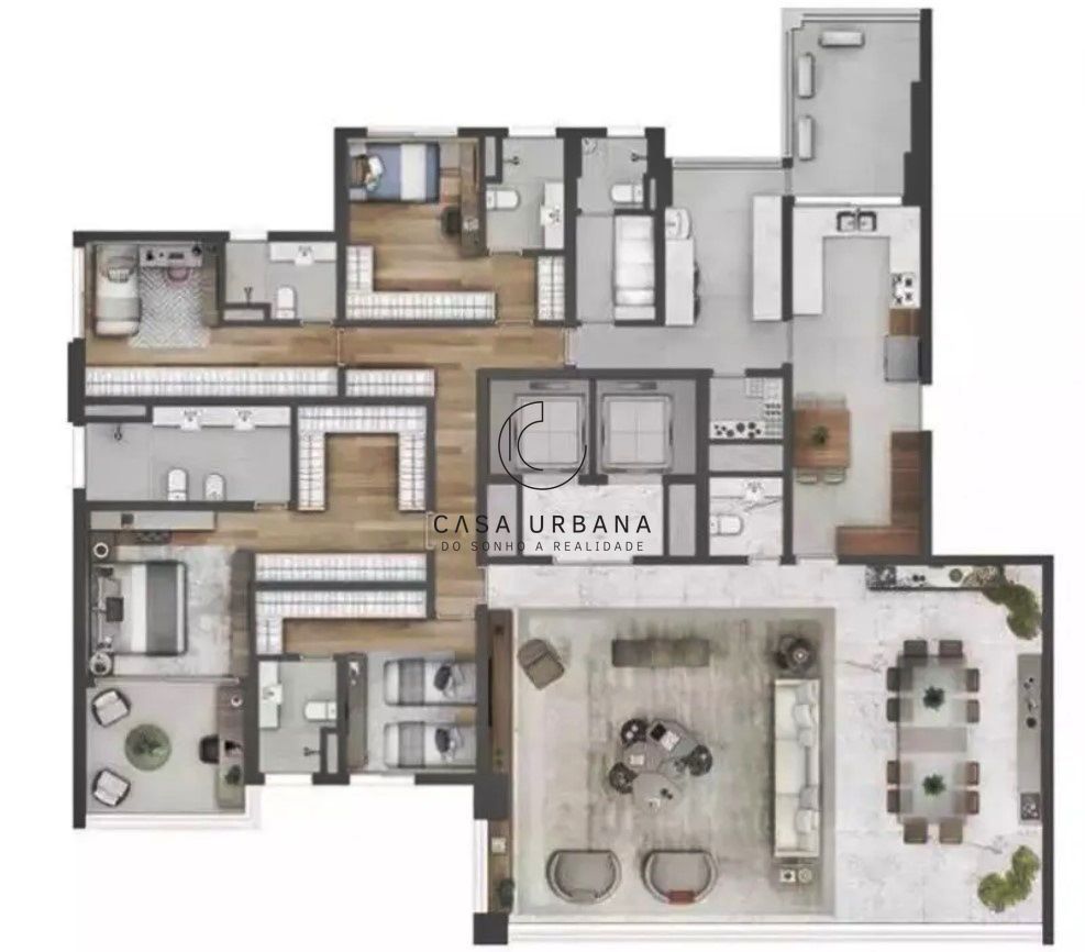 Apartamento à venda com 4 quartos, 280m² - Foto 18