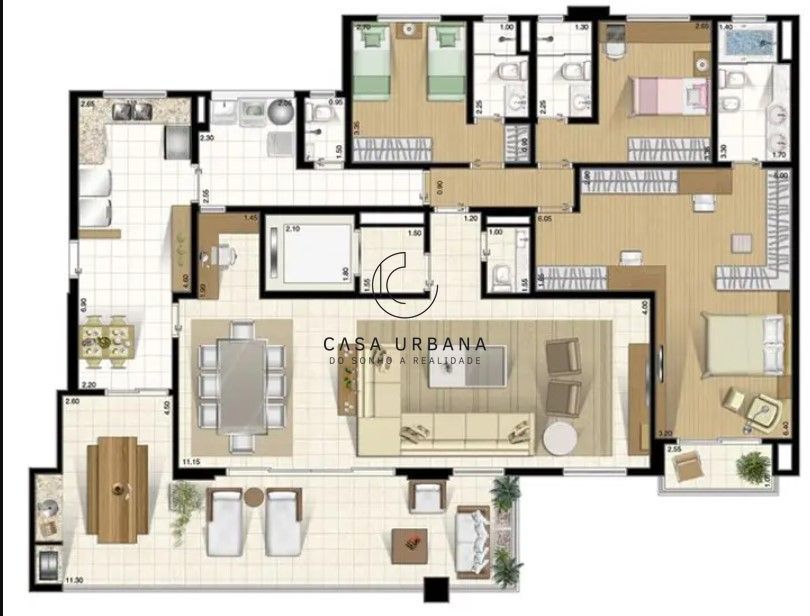 Apartamento, 4 quartos, 204 m² - Foto 31