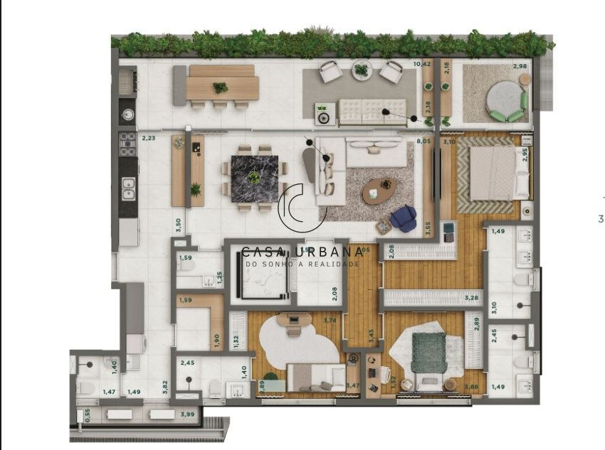 Apartamento, 3 quartos, 175 m² - Foto 14