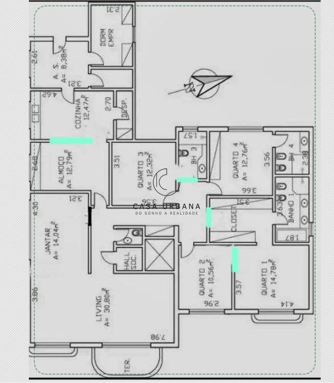 Apartamento, 4 quartos, 220 m² - Foto 36
