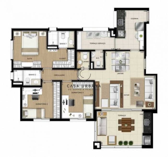 Apartamento à venda com 2 quartos, 112m² - Foto 30