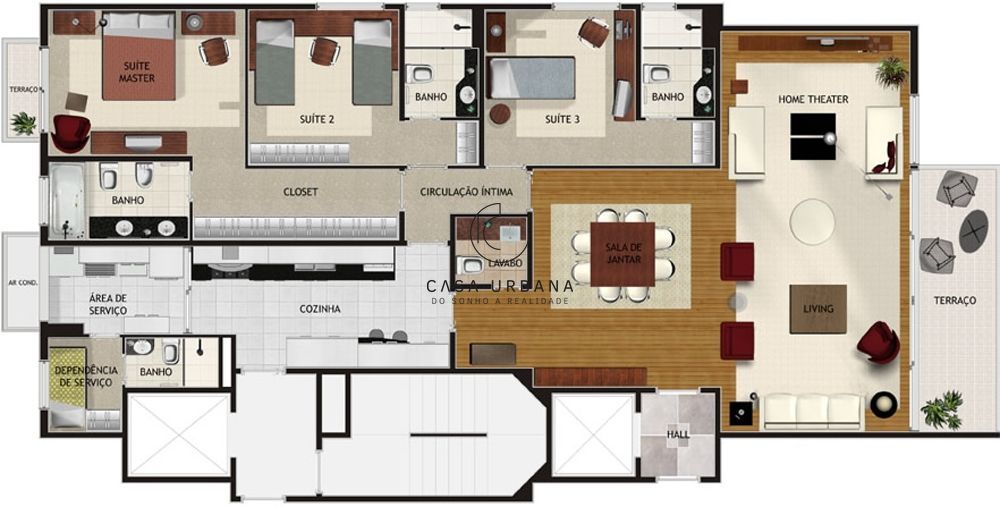 Apartamento à venda com 3 quartos, 162m² - Foto 29