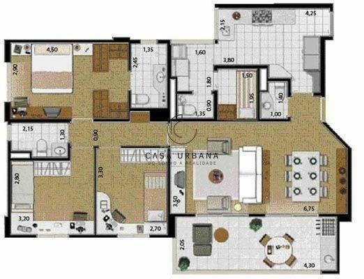 Apartamento à venda com 3 quartos, 139m² - Foto 18