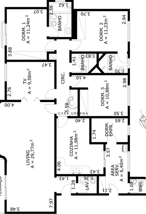 Apartamento à venda com 2 quartos, 141m² - Foto 31