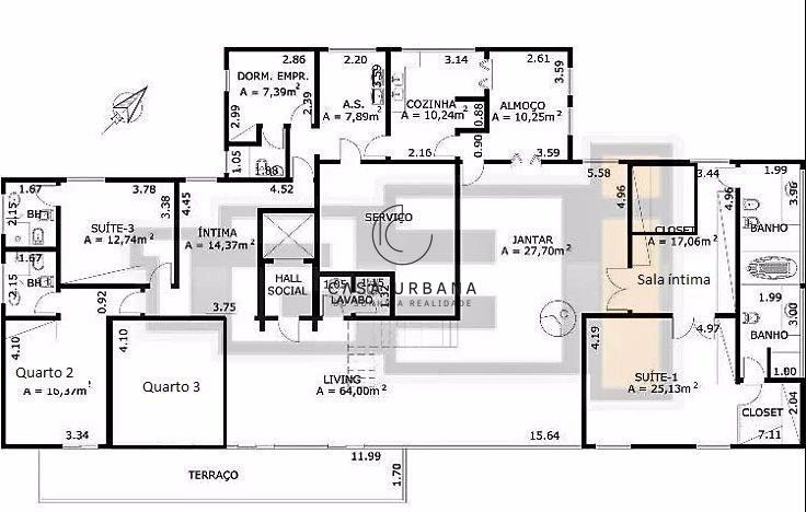 Apartamento à venda com 3 quartos, 300m² - Foto 18